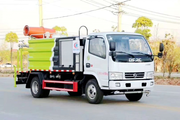 東風小多利卡藍牌方形罐多功能抑塵車-30米霧炮-CLW5042TDY5