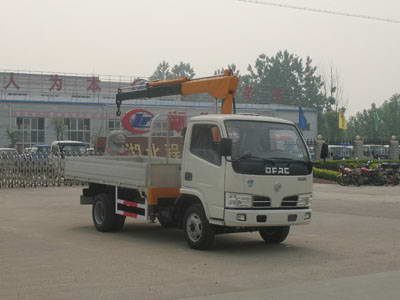 東風(fēng)小霸王2噸折臂式隨車起重運輸車