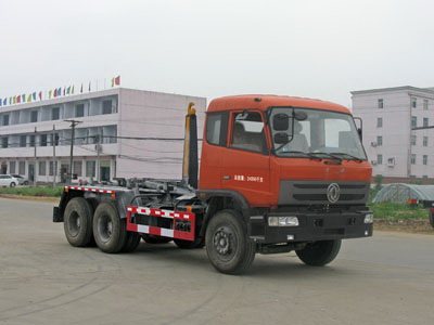 東風(fēng)后八輪車廂可卸式垃圾車