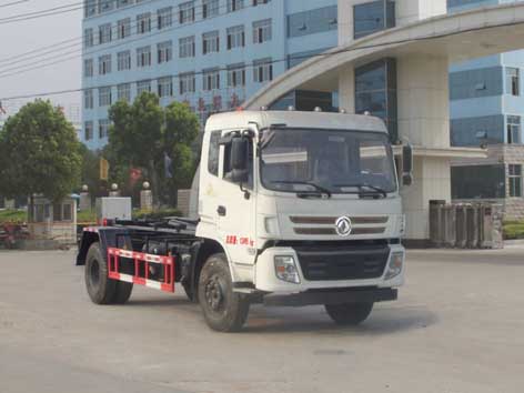 國五東風(fēng)車廂可卸式垃圾車 